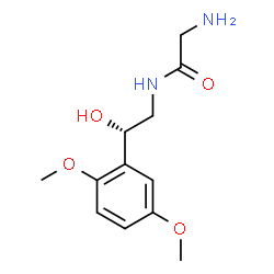 Acetamide, 2-amino-N-[2-(2,5-dimethoxyphenyl)-2-hydroxyethyl]-, (S)- picture