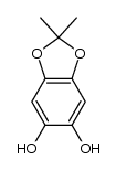 2,2-dimethylbenzo[d][1,3]dioxole-5,6-diol Structure