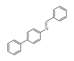 [1,1'-Biphenyl]-4-amine,N-(phenylmethylene)- Structure