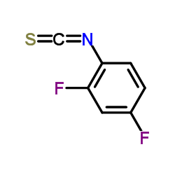 2,4-Difluoro-1-isothiocyanatobenzene Structure