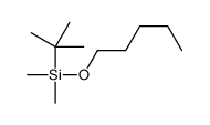 tert-butyl-dimethyl-pentoxysilane结构式