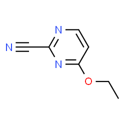 2-Pyrimidinecarbonitrile, 4-ethoxy- (9CI) structure