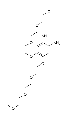 4,5-bis[2-[2-(2-methoxyethoxy)ethoxy]ethoxy]benzene-1,2-diamine结构式