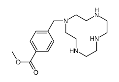 methyl 4-(1,4,7,10-tetrazacyclododec-1-ylmethyl)benzoate Structure