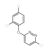 Pyridazine,3-chloro-6-(2,4-dichlorophenoxy)-结构式