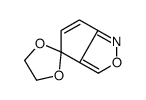 Spiro[4H-cyclopent[c]isoxazole-4,2-[1,3]dioxolane] (9CI) structure