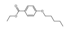 4-pentyloxy-benzoic acid ethyl ester结构式