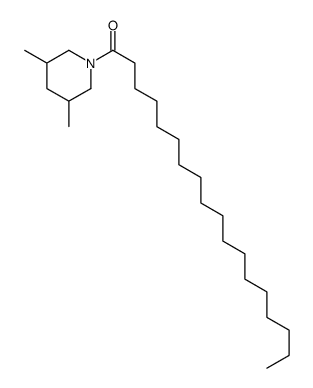 1-(3,5-dimethylpiperidin-1-yl)octadecan-1-one结构式