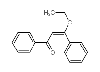 2-Propen-1-one,3-ethoxy-1,3-diphenyl-结构式