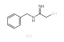 N-benzyl-2-sulfanyl-ethanimidamide Structure