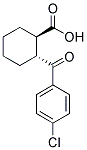 TRANS-2-(4-CHLOROBENZOYL)CYCLOHEXANE-1-CARBOXYLIC ACID Structure