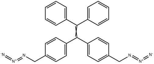 [1,1-二苯基-2,2-二(4-叠氮甲基苯基]乙烯结构式