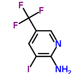 3-Iodo-5-(trifluoromethyl)pyridin-2-amine structure