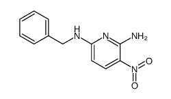 2-Amino-6-(benzylamino)-3-nitropyridine结构式