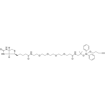 Biotin-PEG4-amino-t-Bu-DADPS-C3-alykne picture