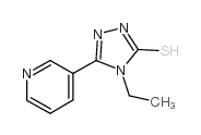 4-ETHYL-5-PYRIDIN-3-YL-4H-[1,2,4]TRIAZOLE-3-THIOL结构式