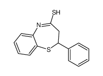 2-phenyl-3,5-dihydro-2H-1,5-benzothiazepine-4-thione Structure