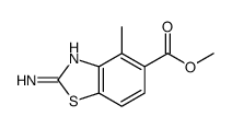 5-Benzothiazolecarboxylicacid,2-amino-4-methyl-,methylester(9CI) Structure