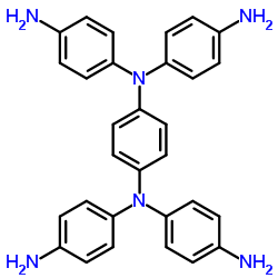 4-N-[4-(4-amino-N-(4-aminophenyl)anilino)phenyl]-4-N-(4-aminophenyl)benzene-1,4-diamine Structure