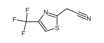 2-[4-(trifluoromethyl)thiazol-2-yl]acetonitrile Structure