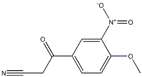 3-(4-Methoxy-3-nitro-phenyl)-3-oxo-propionitrile结构式