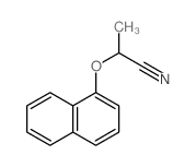 2-naphthalen-1-yloxypropanenitrile structure