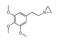 N-(3,4,5-trimethoxyphenylethyl)aziridine Structure