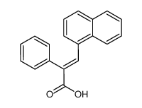 (E)-3-Naphthalen-1-yl-2-phenyl-acrylic acid Structure