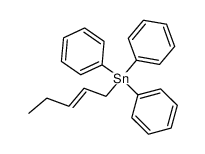 1-Triphenylstannyl-penten-(2) Structure