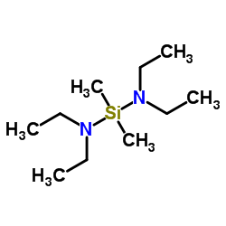 N,N,N',N'-Tetraethyl-1,1-dimethylsilanediamine structure