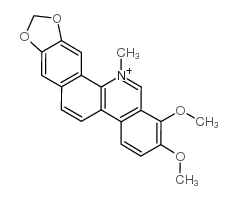 白屈菜红碱结构式