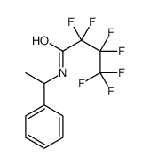 2,2,3,3,4,4,4-heptafluoro-N-(1-phenylethyl)butanamide Structure