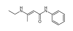 3-(ethylamino)-N-phenylbut-2-enamide Structure