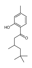 1-(2-hydroxy-4-methylphenyl)-3,5,5-trimethylhexan-1-one Structure