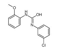 1-(3-Chlorophenyl)-3-(2-methoxyphenyl)ure Structure