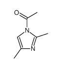 1-Acetyl-2,4-dimethylimidazole结构式