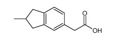 2-(2-methyl-2,3-dihydro-1H-inden-5-yl)acetic acid结构式