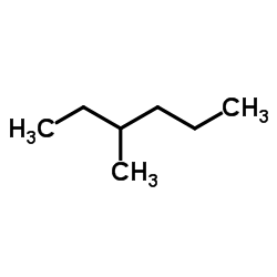 3-Methylhexane Structure