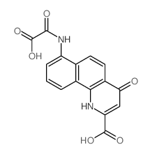 Benzo[h]quinoline-2-carboxylic acid, 7-[(carboxycarbonyl)amino]-1,4-dihydro-4-oxo- picture