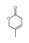 5-methyl-3,6-dihydro-pyran-2-one Structure