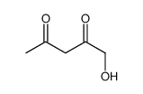 2,4-Pentanedione, 1-hydroxy- (9CI) structure