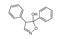 4,5-diphenyl-4H-1,2-oxazol-5-ol结构式