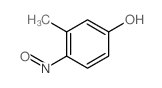 Phenol,3-methyl-4-nitroso- structure