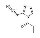 1-(2-azidoimidazol-1-yl)propan-1-one Structure