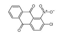 1-Nitro-2-chloroanthraquinone Structure