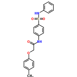 2-(4-Methylphenoxy)-N-[4-(phenylsulfamoyl)phenyl]acetamide结构式