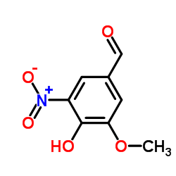 5-硝基香草醛结构式