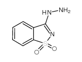 3-Hydrazino-1,2-benzisothiazole 1,1-dioxide Structure