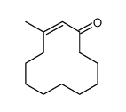 3-Methyl-cis-2-cyclododecen-1-on结构式