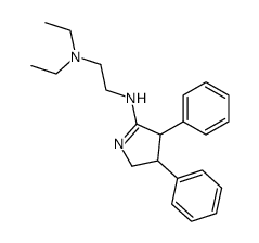 N'-(3,4-Diphenyl-4,5-dihydro-3H-pyrrol-2-yl)-N,N-diethyl-ethane-1,2-diamine Structure